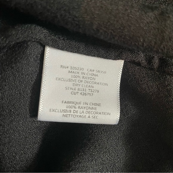 Joie Black Sleeved Blouse Size Extra Small - Picture 4 of 4